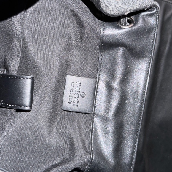 Gucci Black and Gray Patterned Men's Backpack - Picture 2 of 4